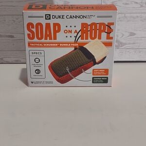 Duke Cannon Supply Co. Soap On A Rope Tactical Scrubber Bundle Pack